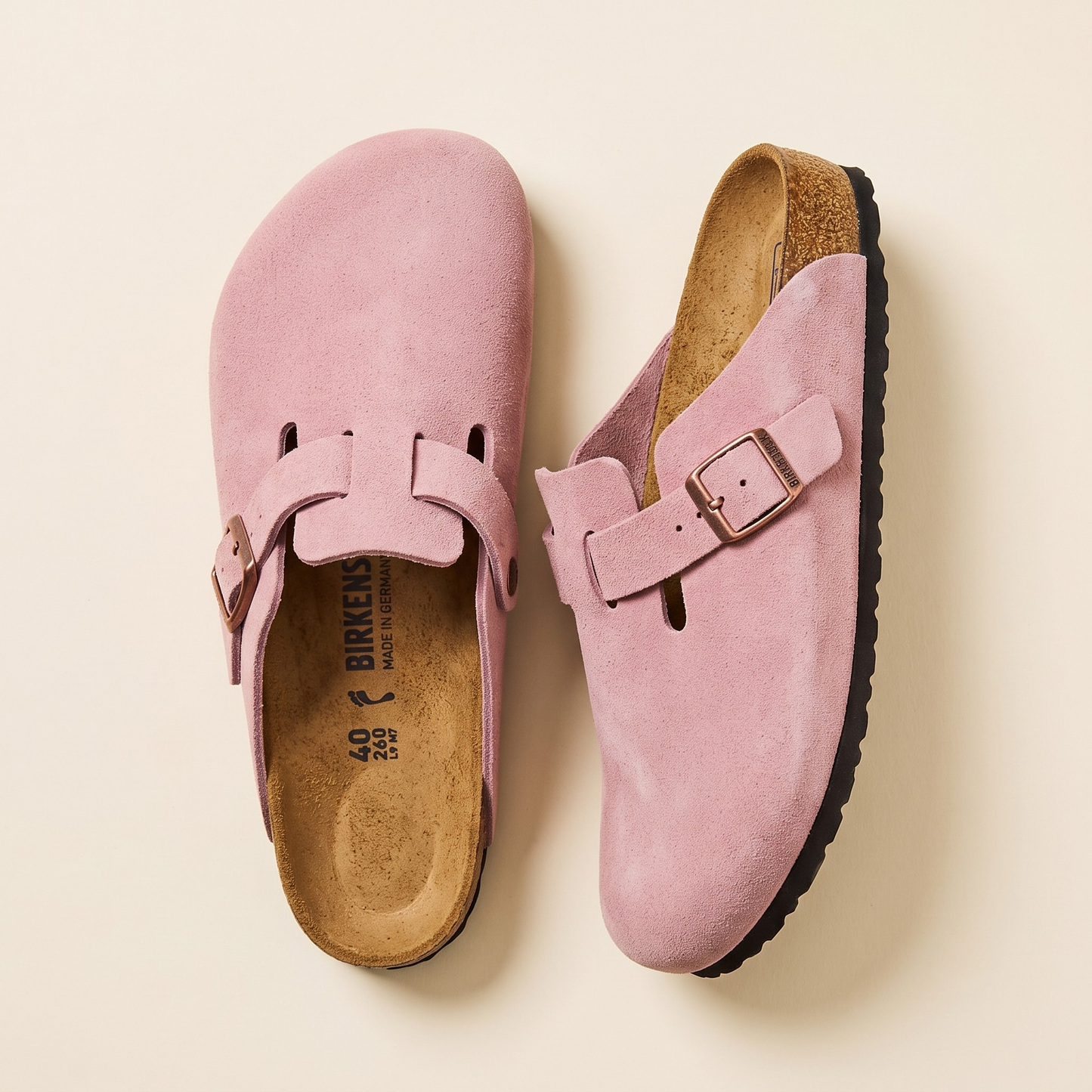 Boston Soft Footbed Suede Clogs