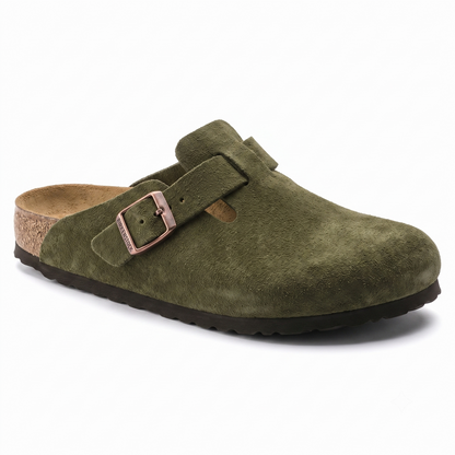 Boston Soft Footbed Suede Clogs