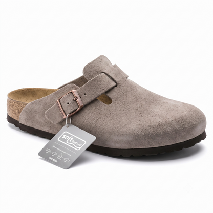 Boston Soft Footbed Suede Clogs